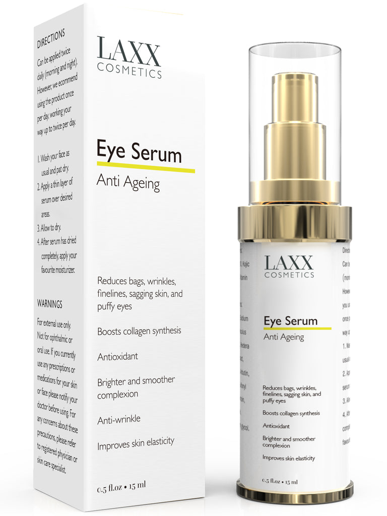 Powerful Anti Ageing Eye Serum for Dark Circles & Puffiness - Anti Wrinkle Eye Serum - Reduces Wrinkles, Bags, Saggy Skin & Puffy Eyes! High Quality Ingredients - Q10 - Matrixyl 3000 - Eye Treatment - B07GQBJ97Y